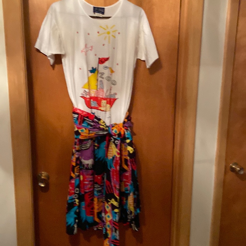 Unique Vintage Jill Clegg (Australia)dress -size large